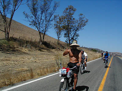 Rosarito to Ensenada Bike Ride - down hill