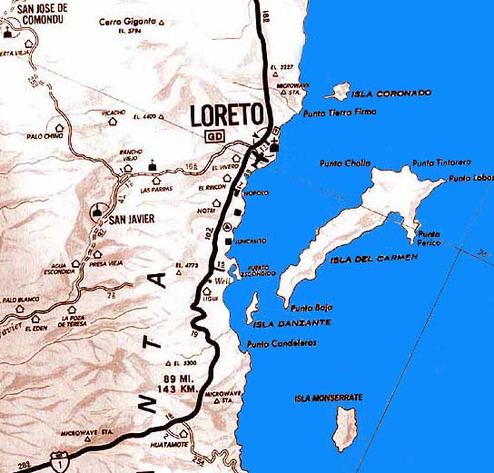 Loreto Region Map
