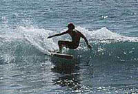 Surfing in Todos Santos