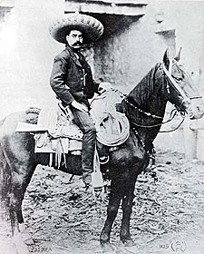 Emilian Zapata on horse