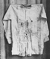 Maximilian's bullet riddled shirt on display